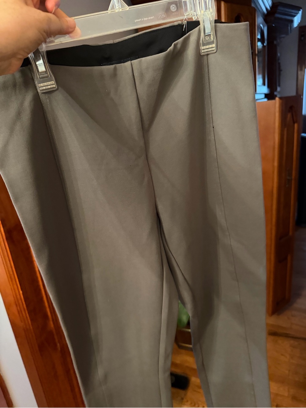 NWT Rachel Zoe Taupe Tummy Control Slimming Pants Size 8 - Picture 15 of 17